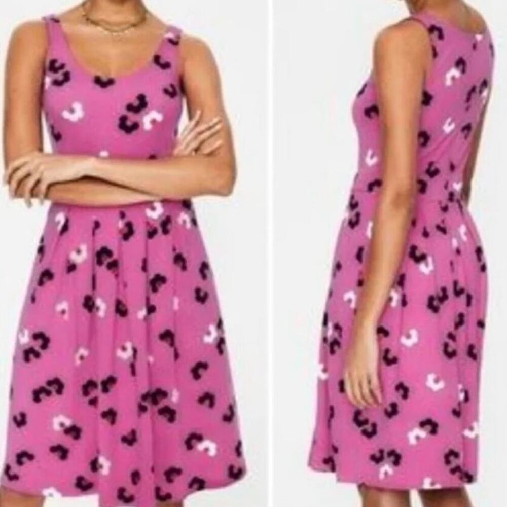 Boden Floral Sleeveless Joanna Ponte Tickled Pink Floral Daisy Dress Size 8R